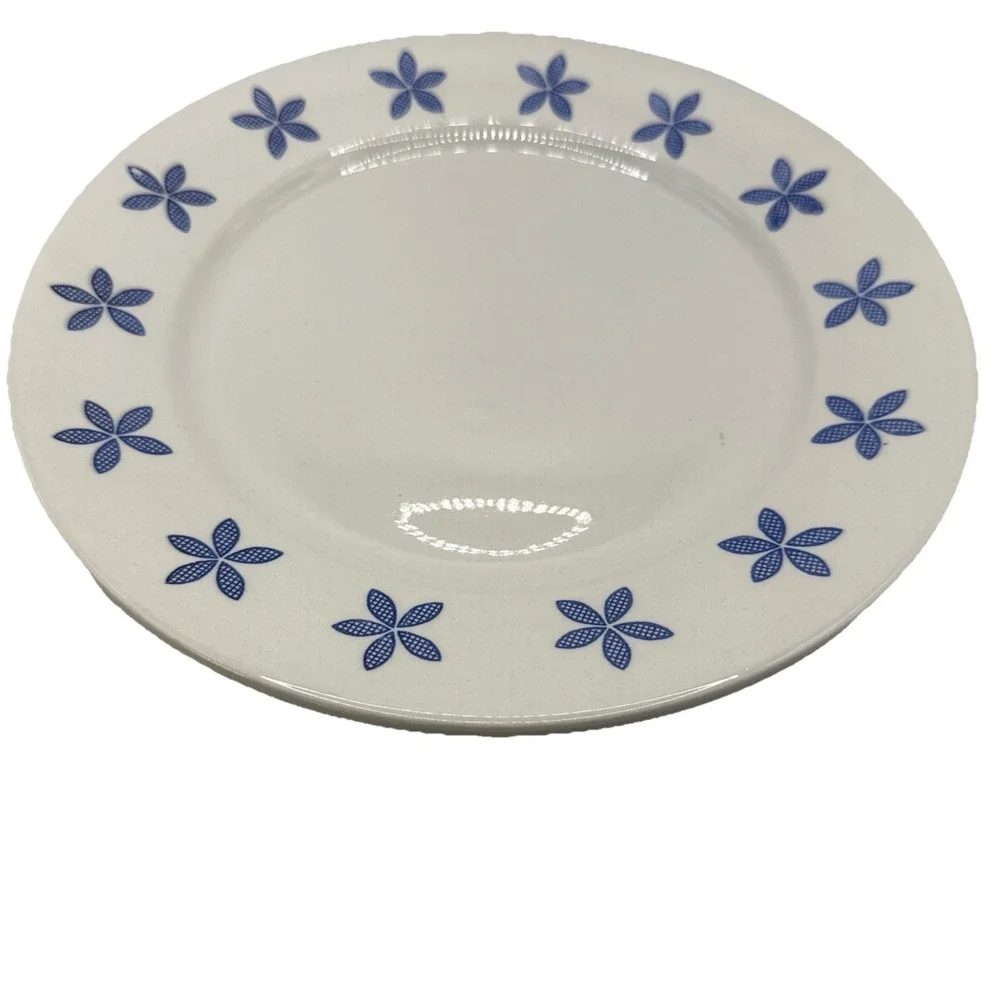 Vintage IKEA Blue Flowers Plates 17277‎ 7 7/ 9.5(
